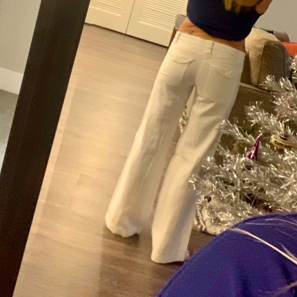 Drawstring white pants - Picture 2 of 2